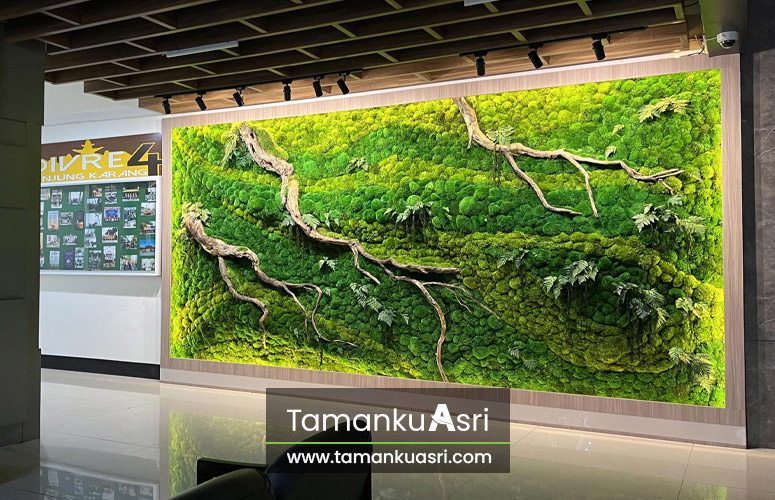 Jasa Pembuatan Moss Wall Senayan